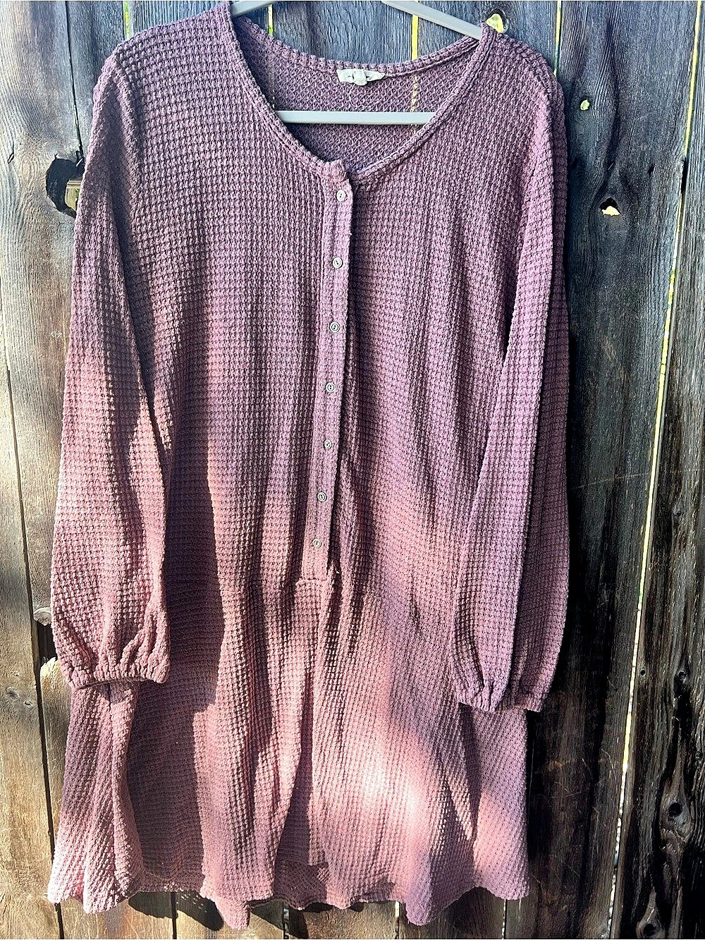 In loom Purple Knit Mini Dress